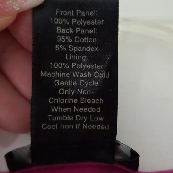 Ann Taylor Fuschia Asymmetrical Layer Tank Top w/Fringed Hem sz. XL - Picture 4 of 4